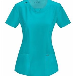 Cherokee Infinity Round Neck Scrub Top